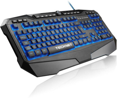 

Tecknet X702 Wired USB Gaming Keyboard(Black)