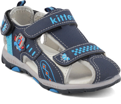 

KITTENS Boys Velcro Flats(Blue, Navy