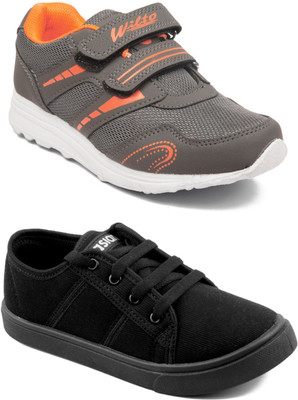 

Asian Boys Lace Running Shoes(Multicolor