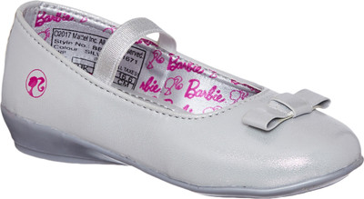 

Barbie Girls Velcro Ballerinas(Silver