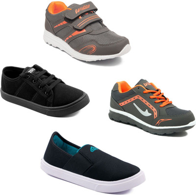 

Asian Boys Lace Running Shoes(Multicolor