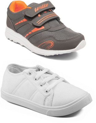 

Asian Boys Lace Running Shoes(Multicolor