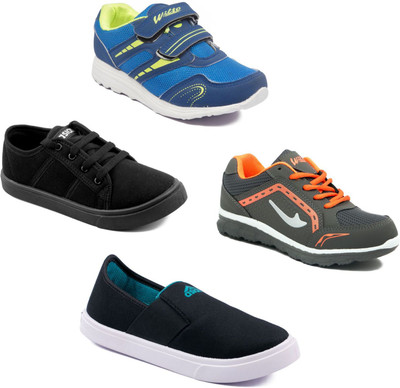 

Asian Boys Lace Running Shoes(Multicolor