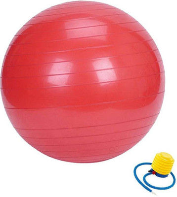 Mantavya Gym Ball with Free Air Foot Pump Gym & Fitness Kit