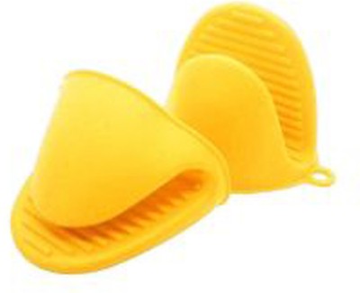 

SYGA silicone pot holder_Yellow Syga Set Of 2 Silicone Pinch Grip Mitten Oven Mitt Gripper Grip Kitchen Potholder Utensil Tool(Yellow) Yellow Kitchen Tool Set(Yellow)