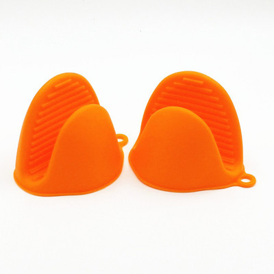 

SYGA silicone pot holder_Orange Syga Set Of 2 Silicone Pinch Grip Mitten Oven Mitt Gripper Grip Kitchen Potholder Utensil Tool(Orange) Orange Kitchen Tool Set(Orange)