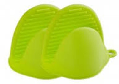

SYGA silicone pot holder_Green Syga Set Of 2 Silicone Pinch Grip Mitten Oven Mitt Gripper Grip Kitchen Potholder Utensil Tool(Green) Green Kitchen Tool Set(Green)