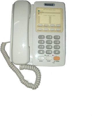 

Sonics HT-868 Corded Landline Phone(White)