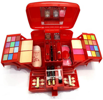 

KASCN BRIDAL PROFESSIONAL MAKHMALI WATERPROOF MAKEUP KIT (8687) FOR ALL SKIN TONE