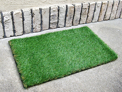 60 Off On Yellow Weaves Artificial Grass Door Mat Plastic Floor