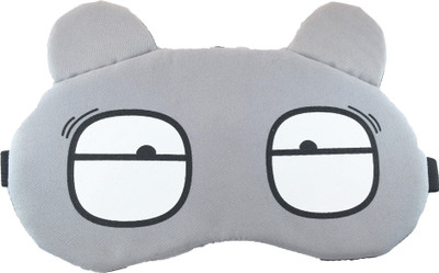 

Jenna Eyes_Grey Cartoon Travel Sleeping Eye Cover Blindfold Eye Shade(Multi)