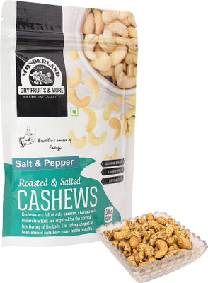 

Wonderland Salt & Pepper BP 100g Cashews(100 g, Pouch)