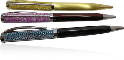 

Jaycoknit Wof le PREMIUM Metal Ball Pen(Pack of 3)