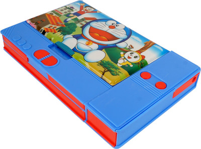 

Asera Doraemon Cartoon Art Plastic Pencil Box(Set of 1, Blue)