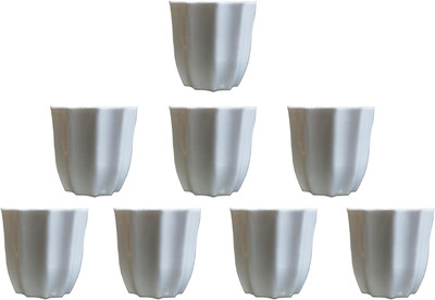 

SHOPTICO Plant Pot Plant Container Set(Pack of 8, Plastic)