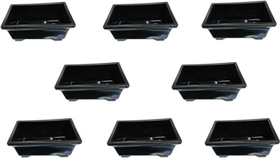 

SHOPTICO Plant Pot Plant Container Set(Pack of 8, Plastic)
