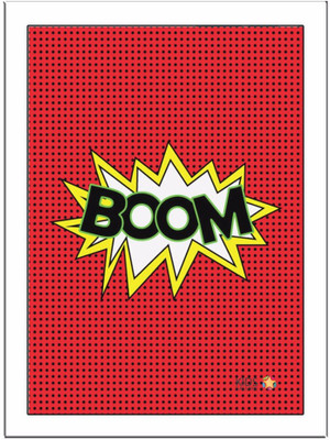 

Boom Paper Print(11.69 inch X 8.27 inch, Framed)