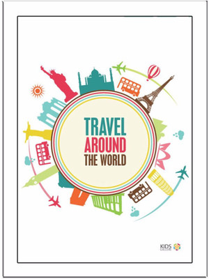 

Travel-Around-The-World Paper Print(11.69 inch X 8.27 inch, Framed)