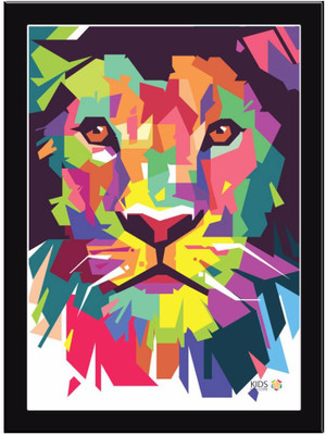 

Tiger-Face-Popart Paper Print(11.69 inch X 8.27 inch, Framed)