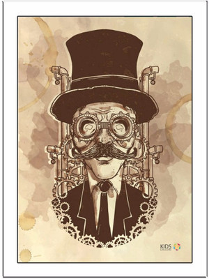 

Vintage-Man Paper Print(11.69 inch X 8.27 inch, Framed)