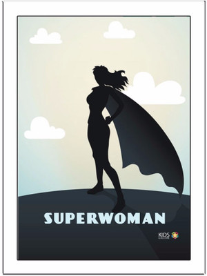 

Superwoman Paper Print(11.69 inch X 8.27 inch, Framed)