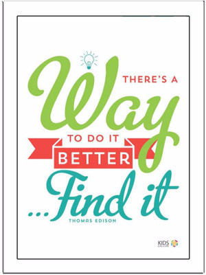 

Way-Find-It Paper Print(11.69 inch X 8.27 inch, Framed)