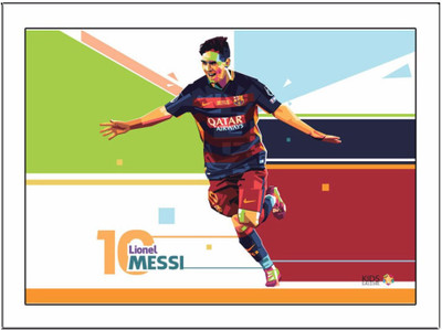

10-Lionel-Messi Paper Print(11.69 inch X 8.27 inch, Framed)