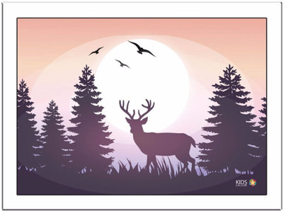 

Deer-Picture Paper Print(11.69 inch X 8.27 inch, Framed)