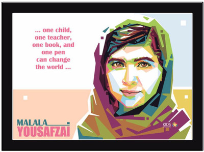 

Malala Paper Print(11.69 inch X 8.27 inch, Framed)