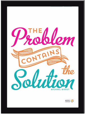 

The-Problem Paper Print(11.69 inch X 8.27 inch, Framed)