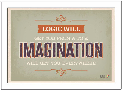 

Imagination Paper Print(11.69 inch X 8.27 inch, Framed)