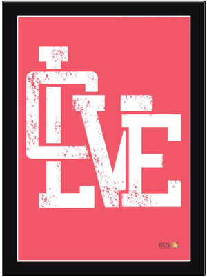 

Love-Pink Paper Print(11.69 inch X 8.27 inch, Framed)