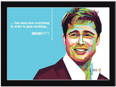 

Bradpitt Paper Print(11.69 inch X 8.27 inch, Framed)