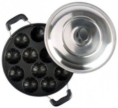 

POOJA POOJA APPAM PATRA Paniyarakkal(Aluminium, Non-stick), Black;red