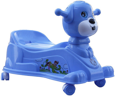 

VShine Potty Trainer Cum Rider With Wheels And Music , Ride on car and Closestool Potty seat , Blue Potty Box(Blue)