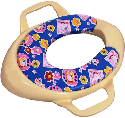 

HALO NATION Toilet Training Potty Seat Cover With Cusion for Kids Cream Potty Seat(Ivory)