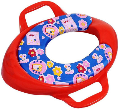 

VShine Baby Potty Training Seat with Cusion, Toilet Training commode Seat - Red Potty Seat(Red)