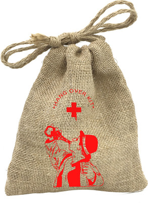 

The Crazy Me Hangover Kit Potli(Brown)