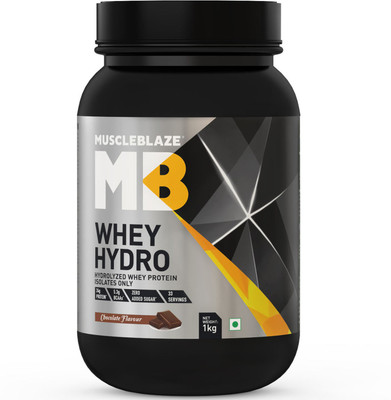 

MuscleBlaze Whey Hydro Whey Protein(1 kg, Chocolate)