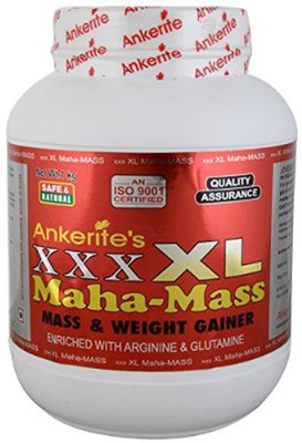 Ankerite XXX XL MAHA MASS Weight Gainers/Mass Gainers(1 kg, Chocolate)