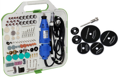 

Digital Craft Lruxor Multi Tool Die Grinder Rotary Tool Kit & Diy Crafts Work Accessory Kit & 7Pc Hss Circular Saw Blades Rotary Tool(3 mm)