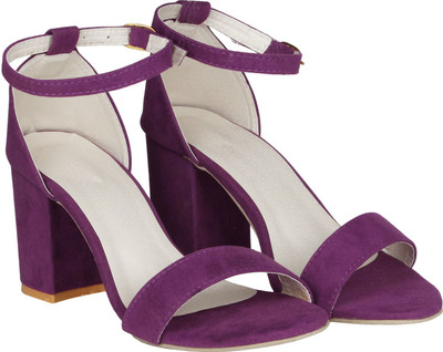 

misto Women PURPLE Heels