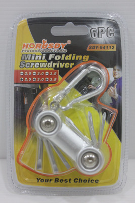 

Sukot Mini Folding Key Chain Screwdriver Standard Screwdriver(Phillips)