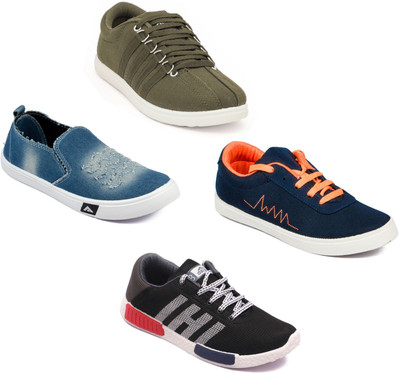 

Asian Men's Combo pack of 4 Casuals For Men(Multicolor