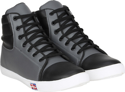 

Kraasa Sneakers For Men(Black, Grey