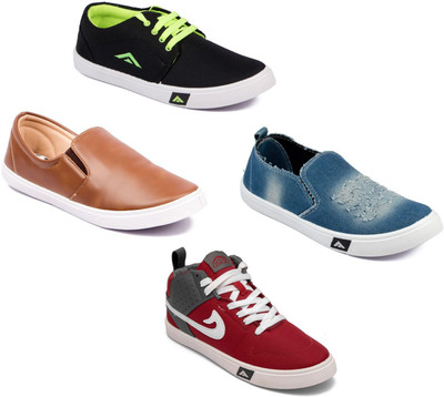 

Asian Men's Combo pack of 4 For Men(Multicolor