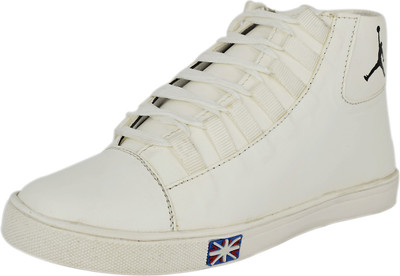 

Blue Aero Comfortable Styles Hip Hop White Sneakers For Men(White