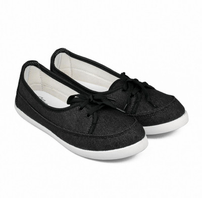 

Asian Canvas Shoes For Women(Black, Black