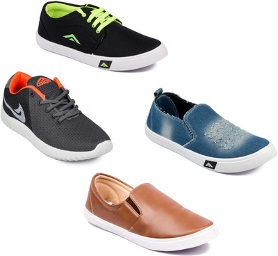 

Asian Men's Combo pack of 4 Casuals For Men(Multicolor