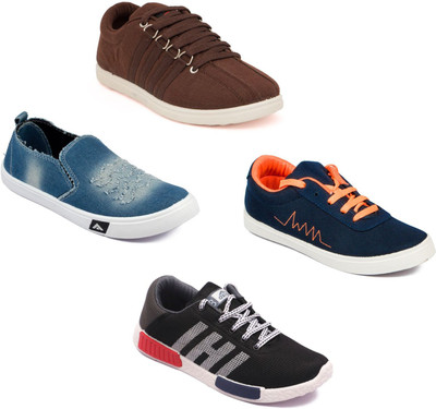 

Asian Men's Combo pack of 4 Casuals For Men(Multicolor